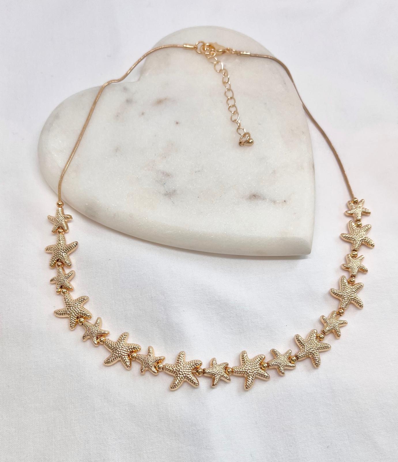 Golden Marina Starfish Necklace
