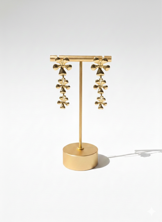 Gilded Bloom Cascades Earrings