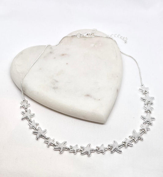Silver Marina Starfish Necklace