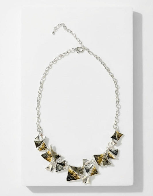 The Abstract Sun & Stone Necklace