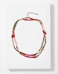 The Artisan Ruby & Gold Bead Necklace