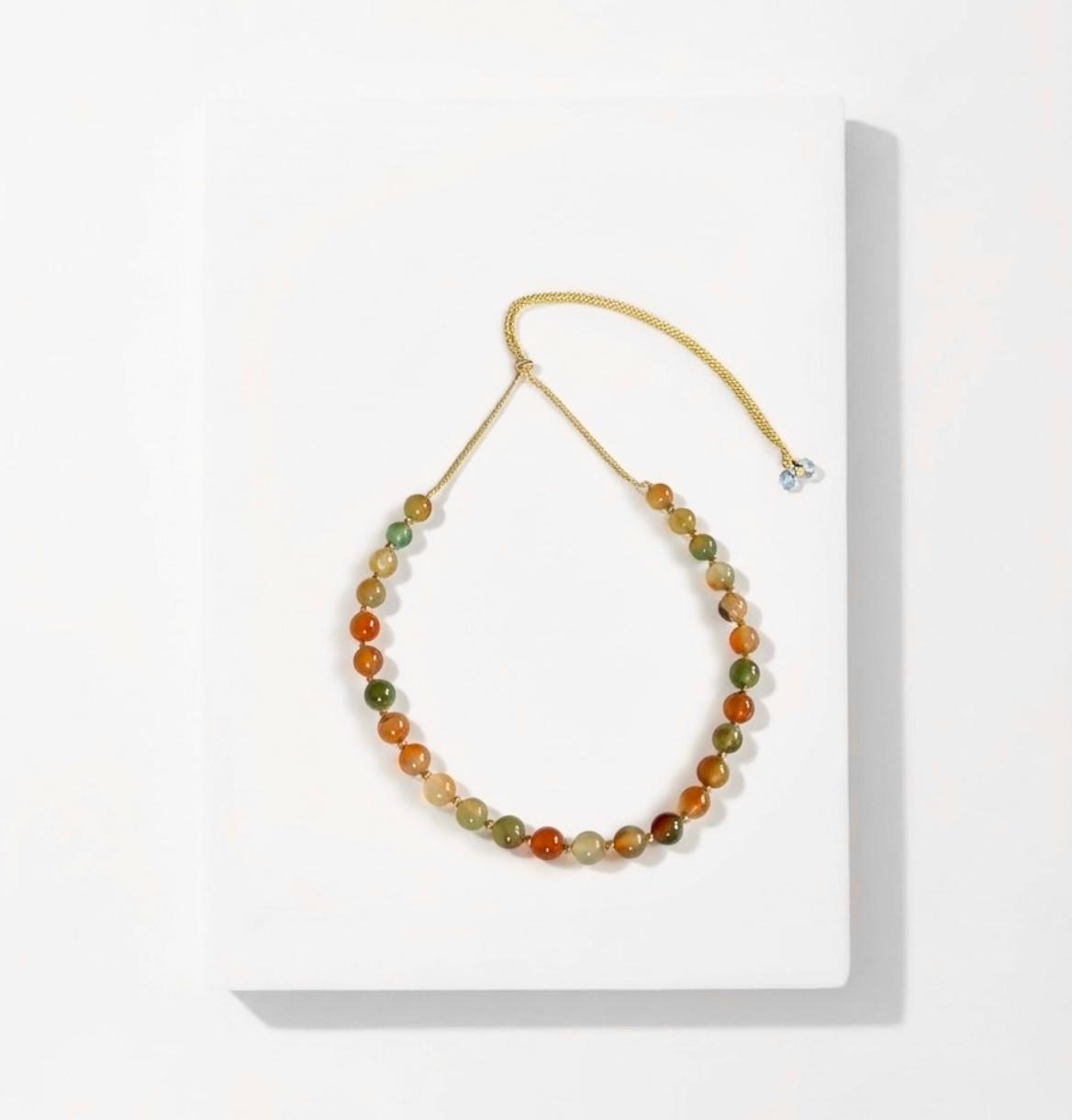 The Autumn Forest Bead Necklace