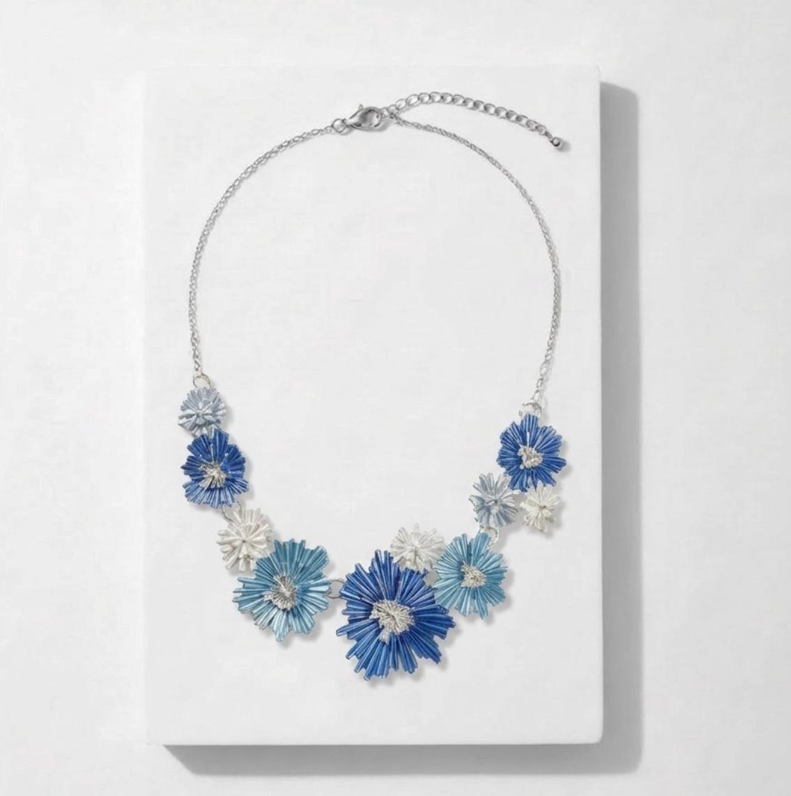 The Azure Bloom Necklace