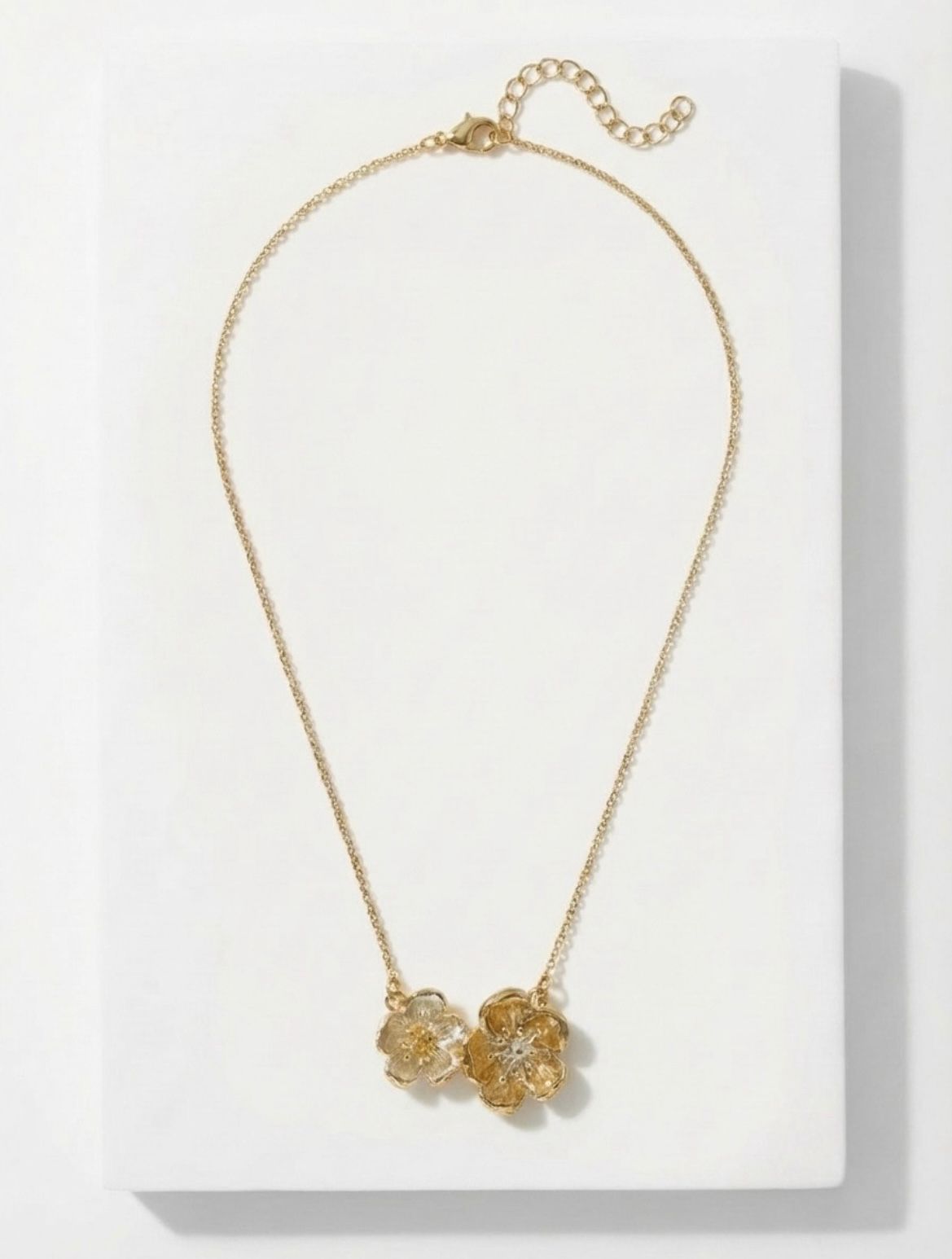 The Double Rose Blossom Necklace