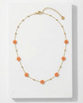 The Peach Blossom Bead Necklace