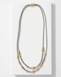 The Polished Pebble Double Cord